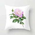 Axyaa Flower Butterfly Pattern Cushion Cover - Sofa Decoration Pillowcase