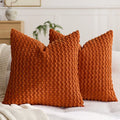 Axyaa Corduroy Solid Pillowcase Cojines Throw Cover Home Decor 30x50/40x40/45x45/50x50cm