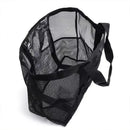 Axyaa Large Mesh Beach Tote Bag: Foldable, Spacious, Ideal for Shopping, Swimming, Camping