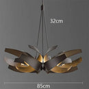 Axyaa LED Pendant Chandeliers for Modern Living & Dining Room Lighting