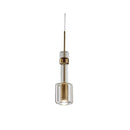 Axya Clear Glass LED Pendant Lights for Home Decor Chandelier in Bedroom, Dining Room, Kitchen