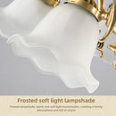 Axyaa Retro LED Copper Double Head Wall Lamp for Living Room and Bar