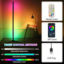 Axyaa LED Floor Lamp RGB Remote Control Stand Light - 100/150cm