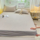 Axyaa Summer Latex Bed Fitted Sheet Set with Soft Air-conditioning Mat & Anti-slip Bed Skirt