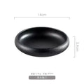 Axyaa 6" Ceramic Kimchi Plate Dish Salad Bowl - Creative Kiln Glaze - Single Plate