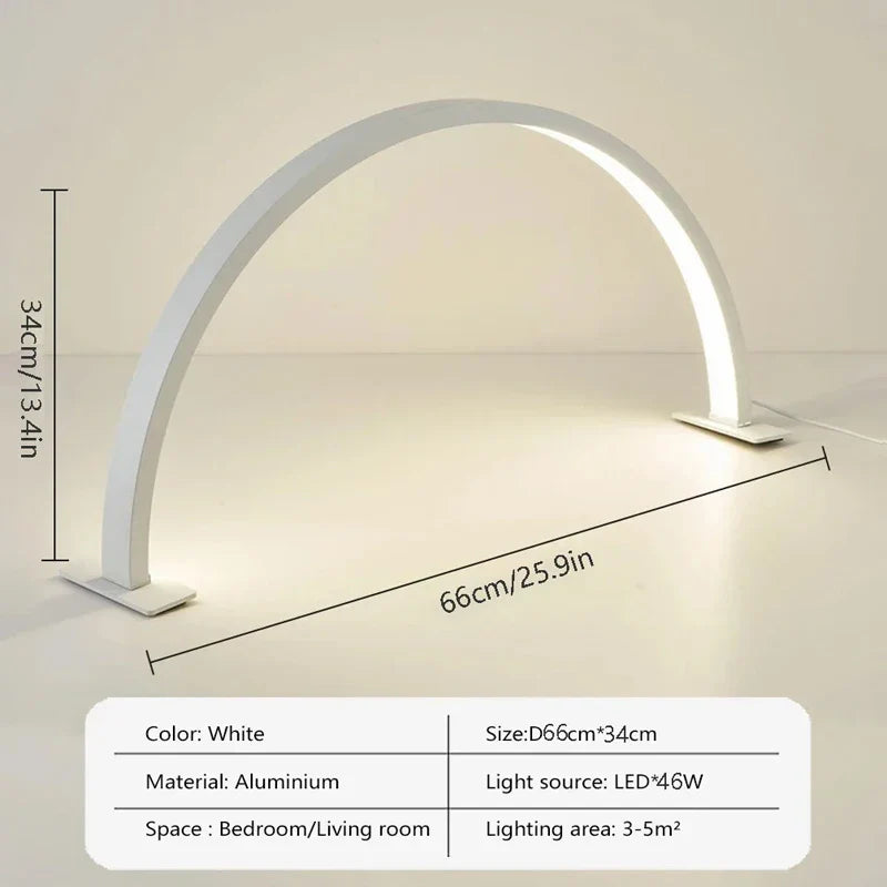 Axyaa U-shaped Half Moon Nail LED Light for Beauty Fill in Cold Light