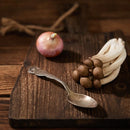 Axya Solid Wood Cutting Board for Photography Props and Dessert Table Vintage Style