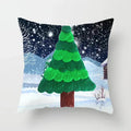 Axyaa Christmas Tree Throw Pillow Cover - Festive Home Decor