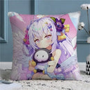Axyaa Blue Archive Throw Cushion Cover - Sofa Decor Pillow Case