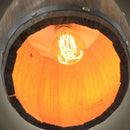 Axyaa Vintage Barrel Chandelier: Country Industrial Style for Bar, Cafe, Restaurant Lighting