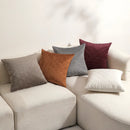 Axyaa Velvet Shell Pattern Throw Pillowcase for Home Decor