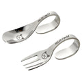 Axyaa Kids Stainless Steel Spoon & Fork Set with Box