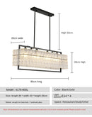 Axyaa Water Glass Chandelier Modern Nordic Art LED Pendant Light