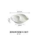 Axyaa Ceramic Sashimi Plate Set - Elegant High-grade Dish Platter