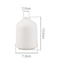Axyaa Mini Ceramic Vase Matte Glazed Decoration Hydroponic Small Vase Home Decor