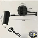 Axyaa Swinging LED Wall Lamp with Adjustable Telescopic Arm