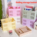 Axyaa Desktop Cartoon Storage Basket Organizer - Kawaii & Portable Solution