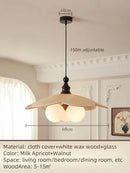 Axyaa Retro Bedroom Pendant Light Fixture Glass Ball Decoration for Living Room