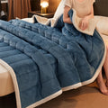 Axyaa Cozy Coral Fleece Blanket - Soft Fluffy Velvet Throw for Bed & Sofa