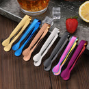 Axyaa Stainless Steel Ice Clip Tongs - Multiuse Café Tool for Kitchen, Party, Restaurant
