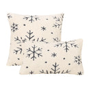 Axyaa Nordic Snowflake Jacquard Throw Pillowcase for Living Room Sofa Decor