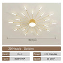 Axyaa Spiral Art LED Ceiling Lamp for Modern Interior Decoration