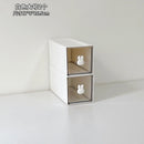 Axyaa Desktop Organizer Box: Rabbit Pen Holder & Drawer Stationery Rack