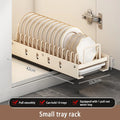 Axyaa Stainless Steel Dish Rack Cabinet Organizer Under Sink Basket