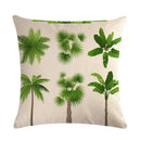 Axyaa Tropical Rain Forest Pillowcase for Office Sofa and Leisure Decoration