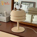 Axyaa Medieval Cream Table Lamp LED E27 for Bedroom Kitchen Living Room.
