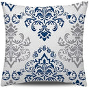 Axyaa Blue Modern Simple Square Pillowcase 40x40cm Home Decor Sofa Cushion Cover