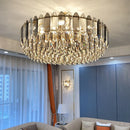 Axyaa Post Modern Luxury Crystal Chandelier for Living Room, Bedroom, Kitchen, Dining Room