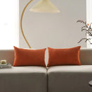 Axyaa Corduroy Rectangle Cushion Cover for Living Room Sofa 30x50 Pillowcase
