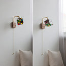 Axyaa Swing Arm Glass LED Wall Lamp Modern Nordic Stair Light Wandlamp