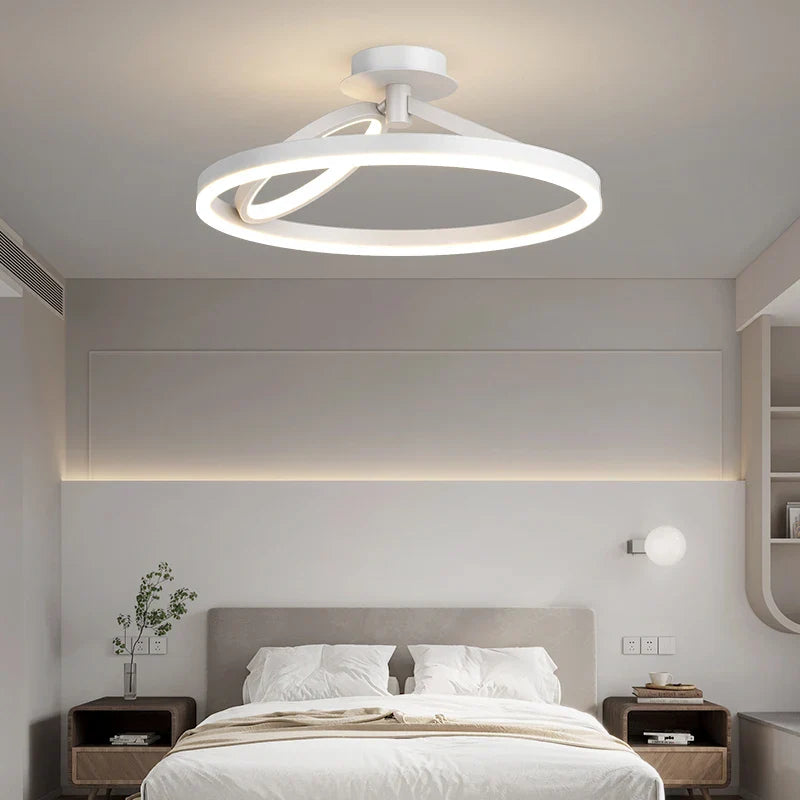 Axyaa Nordic Minimalism LED Ceiling Chandelier for Indoor Lighting