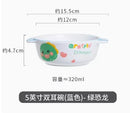 Axyaa Dinosaur Ceramic Children's Bowl - High Temperature Resistant, Cute & Versatile