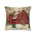 Axyaa Christmas Retro Series Pillow Covers - Set of 4