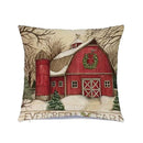Axyaa Christmas Retro Series Pillow Covers - Set of 4