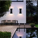 Axyaa Outdoor Waterproof Wall Lamp IP65 Aluminum LED Sconce, 12w Up/Down Light