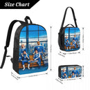 Axyaa Fantastic Four Kids Backpack Set with Lunch Box & Pencil Box