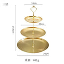 Axyaa Stainless Steel 3-Layer Cake Tray & Dessert Stand - Elegant Table Display Stand