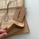 Axya Hemp Rope Book Bundle with Yellow Paper for Home Decor
