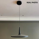 Axyaa Nordic Minimalist Chandelier: Modern Black/White Metal Pendant Light for Dining Room