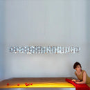 Axyaa Reflective Stainless Steel Pendant Light for Restaurant and Bar Tables