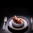 Axya Ceramic Volcano Stone Sushi Plate Set for Molecular Cuisine Dining
