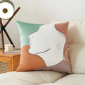 Axyaa Velvet Sofa Pillow Case Soft Fluffy Cushion Cover Modern Simple Style