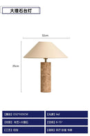 Axyaa Marble Table Lamp LED E27 Modern Design for Home Decor Bedroom
