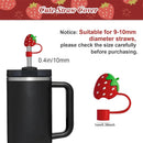 Axyaa Strawberry Cup Set for Stanley Tumbler Cup