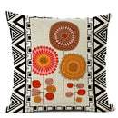 Axyaa Geometric Cushion Cover 45x45cm Linen Abstract Design Pillow