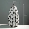 Axyaa Polka Dot Glass Vase Terrarium Hydroponics Flowerpot Home Decor